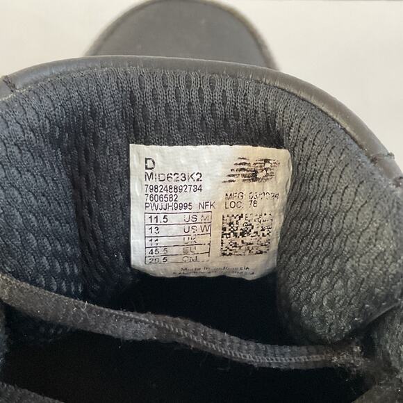 New Balance Shoes for Crews MID623K2 Mens Sz 11.5D Slip and Oil Resistant